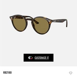Ray-Ban 2180 in Tortoise and Brown